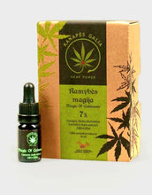 Įkelti vaizdą į galerijos rodinį, Kanapių žiedų ekstraktas. CBD+CBDA-  Ramybės magija 10ml - 7%🍃