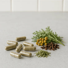 Įkelti vaizdą į galerijos rodinį, Žarnyno šluota- Pelynas. Bitkrėslė. Gvazdikėlis (42 kapsulės)