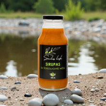 Įkelti vaizdą į galerijos rodinį, Šaltalankių uogų sirupas su šokoladine mėta 330ml
