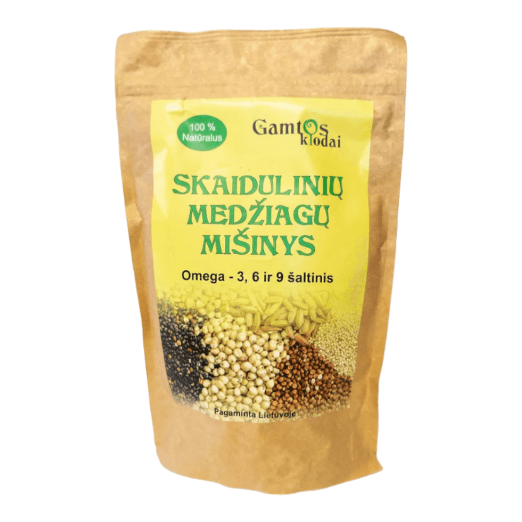 Skaidulinių medžiagų mišinys 500g🍃- omega 3-6 -9 šaltinis.