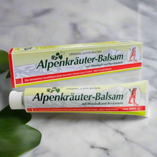 Įkelti vaizdą į galerijos rodinį, Pagalba pavargusioms kojoms-  Alpių žolelių tepalas su kaštonu ir raudonųjų vynuogių  lapų ekstraktais. 200ml🌱
