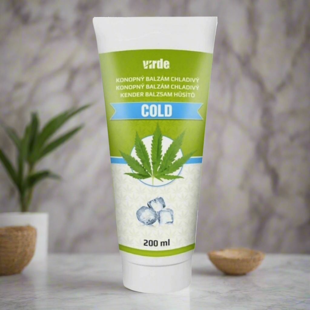 Šaldantį poveikį turintis kanapių balzamas sąnariams 200ml.🌱