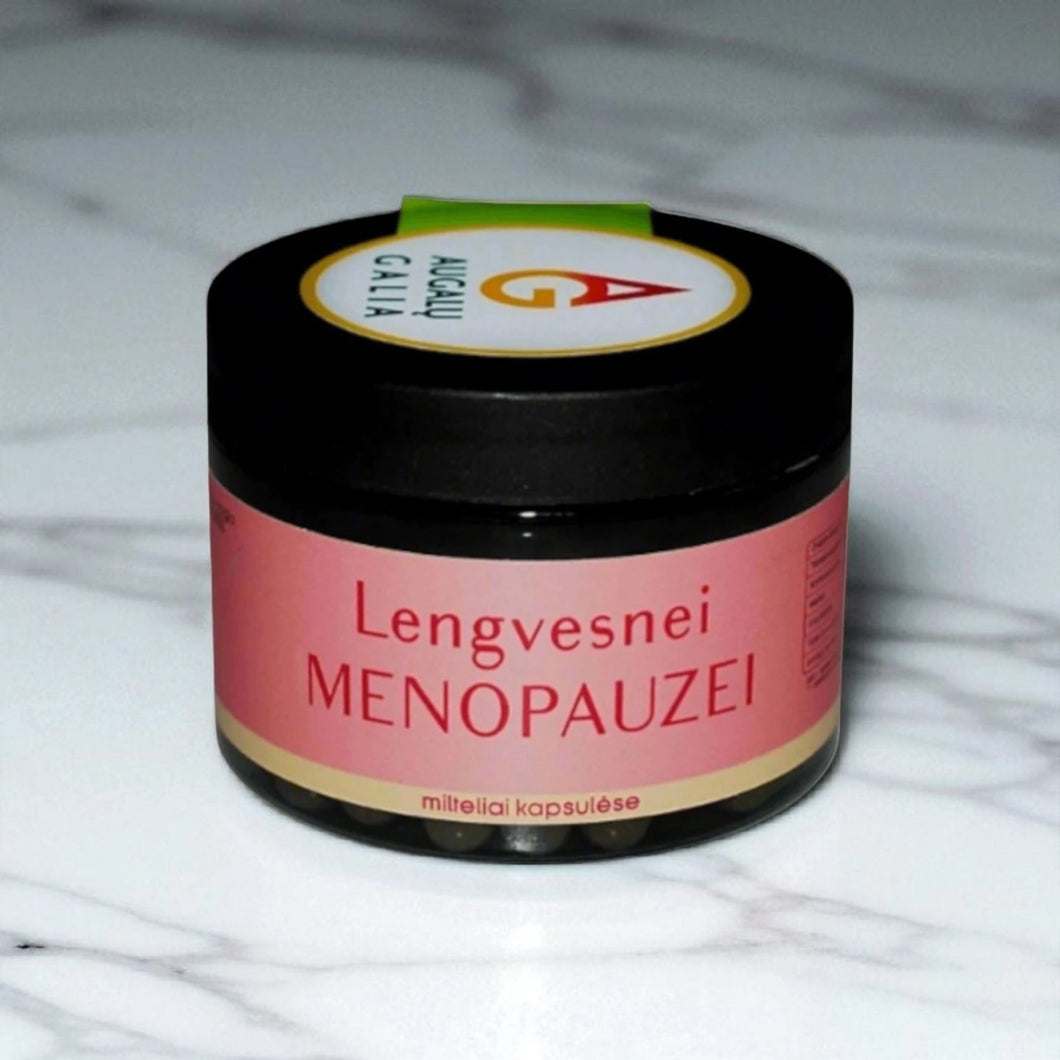 Lengvesnei menopauzei. Maltos žolelės kapsulėse  moterims 🍃