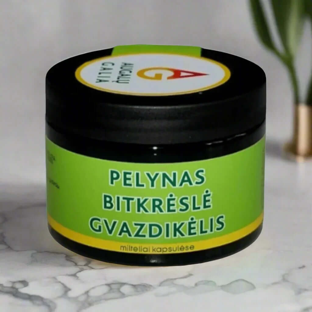 Žarnyno šluota- Pelynas. Bitkrėslė. Gvazdikėlis  (42 kapsulės)