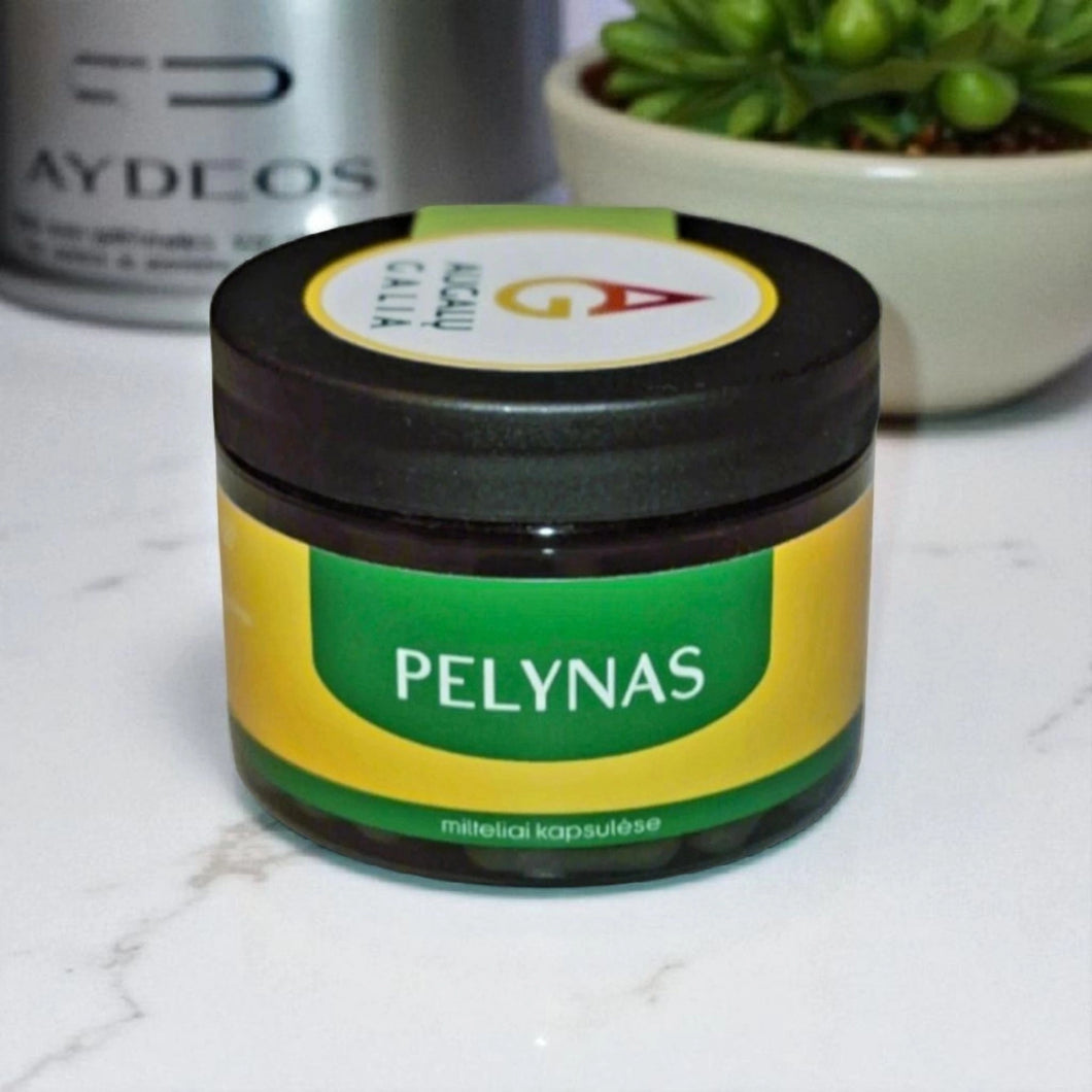 Pelyno  kapsulės. 42 vnt.🌱-lietuviškas produktas iš gamtos.