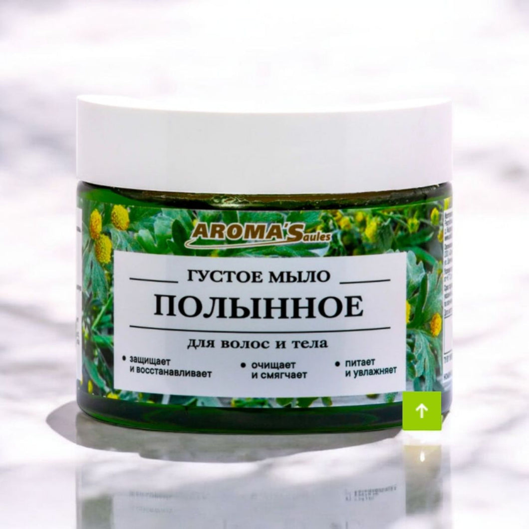 Pelyno tirštas muilas plaukams ir kūnui. 250ml.🌿
