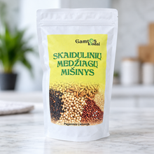 Įkelti vaizdą į galerijos rodinį, Skaidulinių medžiagų mišinys su sėklomis, sėlenomis ir spirulina, 500 g
